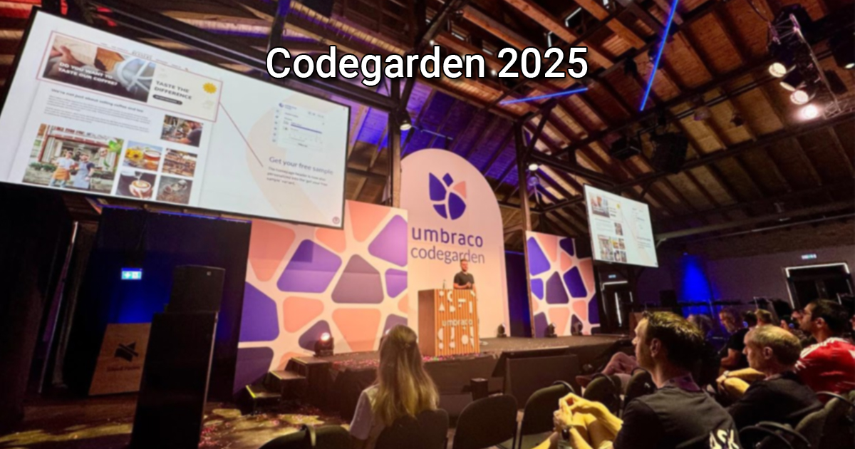 Codegarden 2025: A Community, Not a Cult!